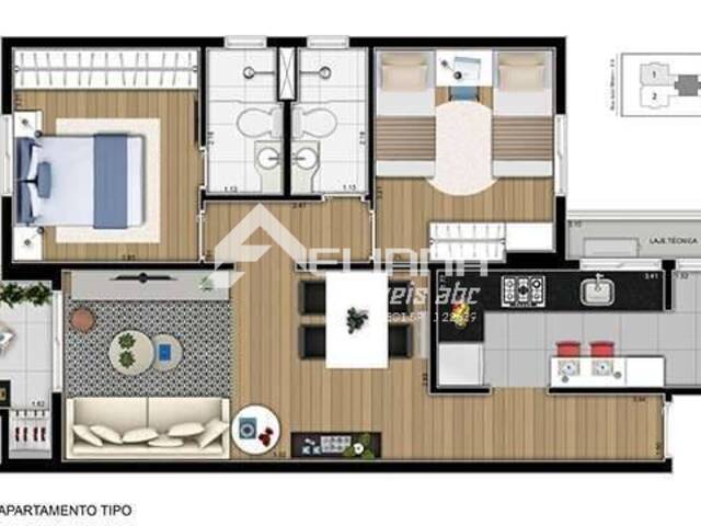 #MA5866 - Apartamento para Venda em Santo André - SP