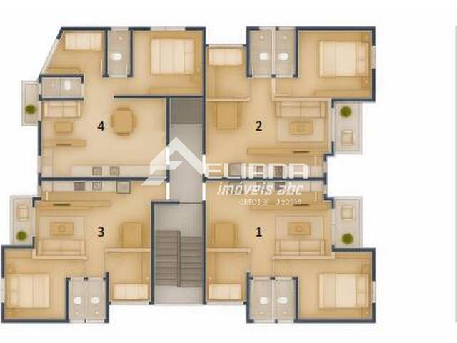 Apartamento para Venda em Santo André - 4