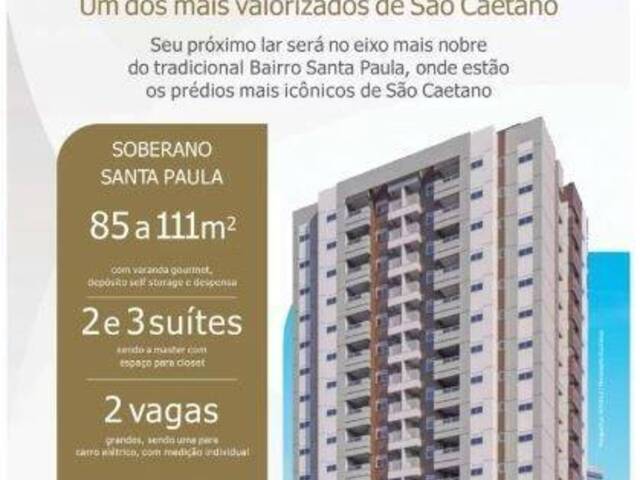 #GE10.050 - Apartamento para Venda em São Caetano do Sul - SP - 1