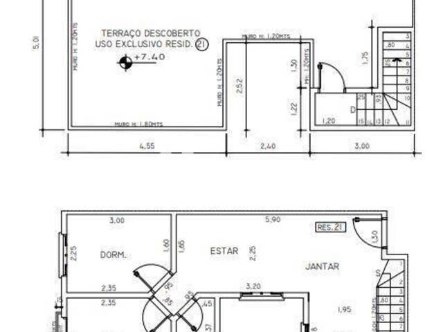 #12628 - Cobertura sem Condomínio para Venda em Santo André - SP - 2