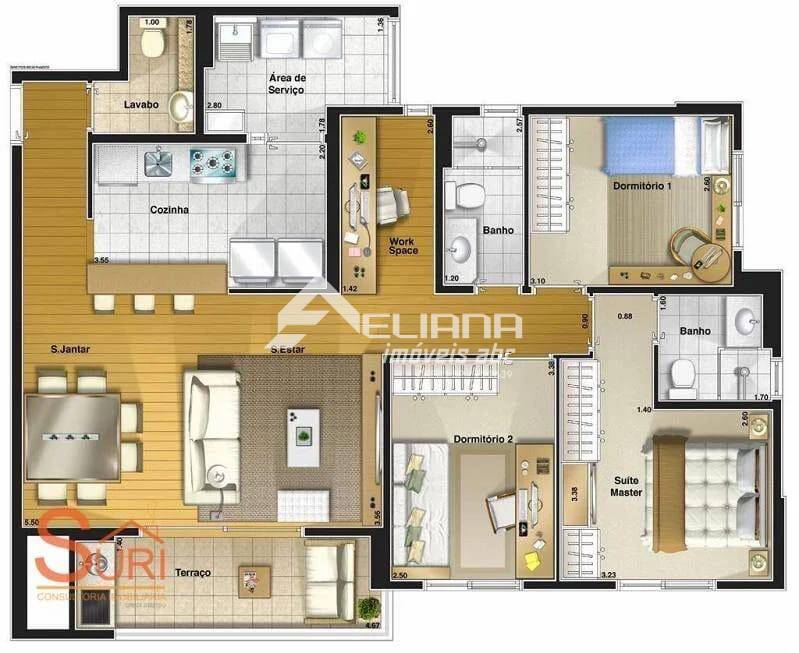 Apartamento, 3 quartos, 96 m² - Foto 14