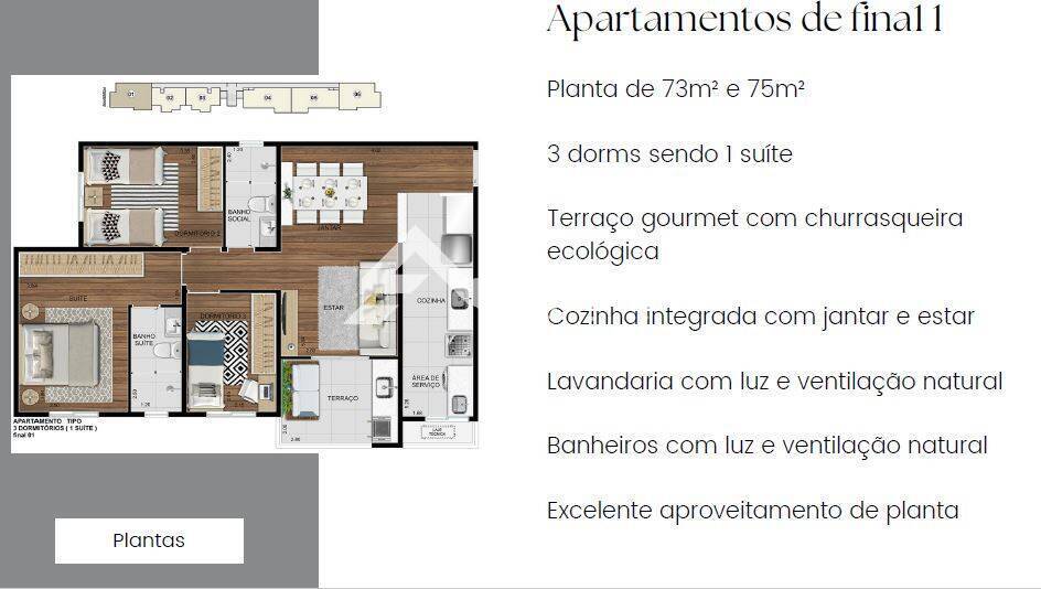 Apartamento, 3 quartos, 75 m² - Foto 20