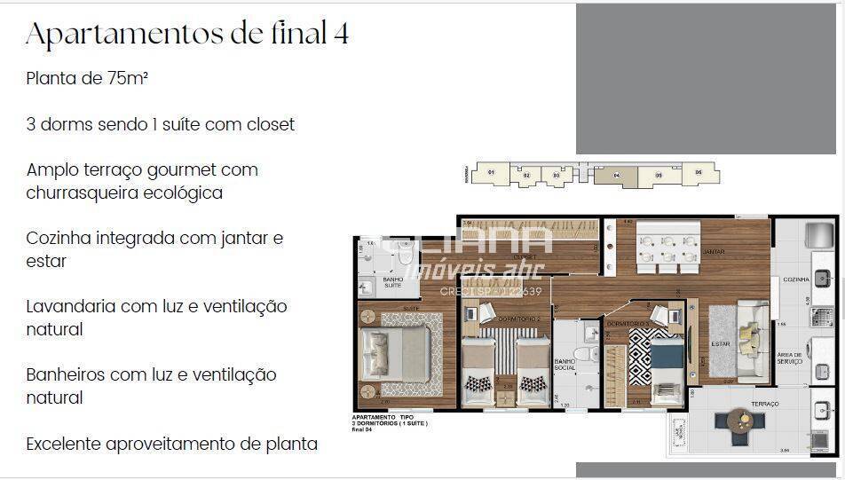 Apartamento, 3 quartos, 75 m² - Foto 21