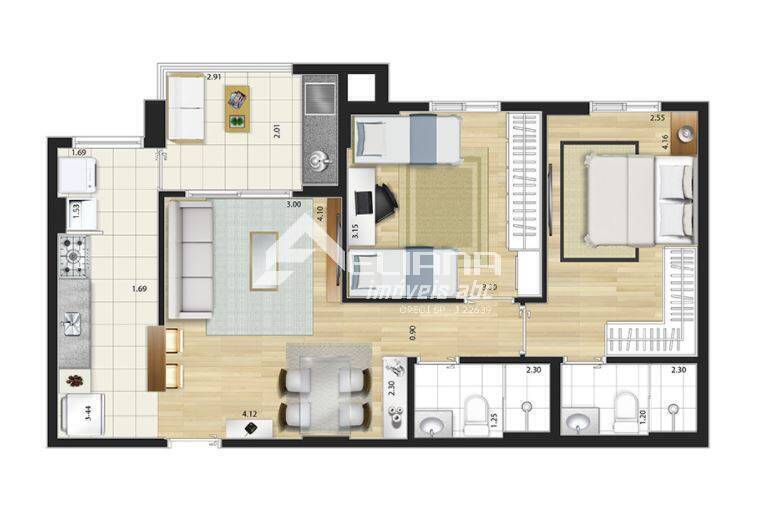 Apartamento, 2 quartos, 67 m² - Foto 17