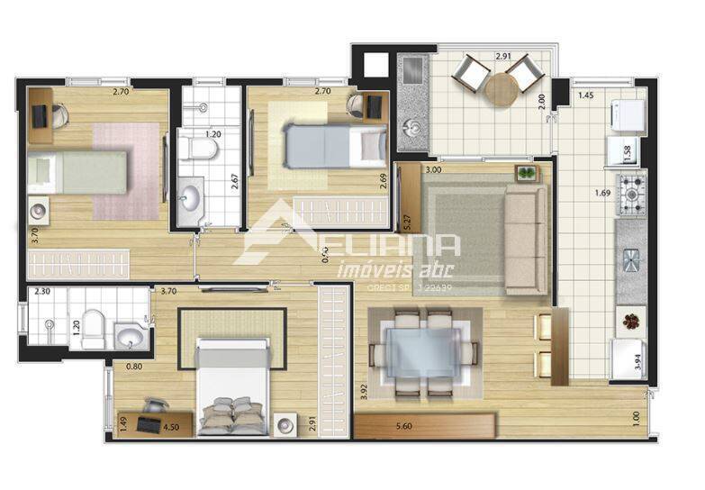 Apartamento, 3 quartos, 85 m² - Foto 19
