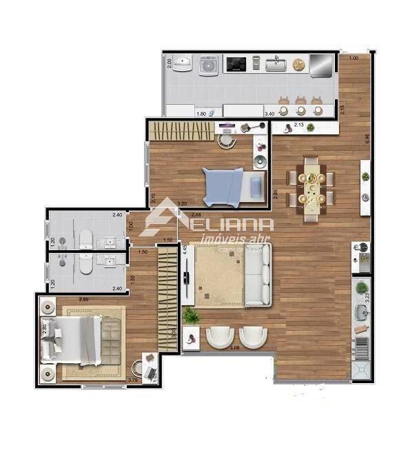 Apartamento, 3 quartos, 92 m² - Foto 4