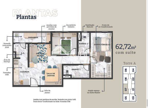 Apartamento, 2 quartos, 74 m² - Foto 4