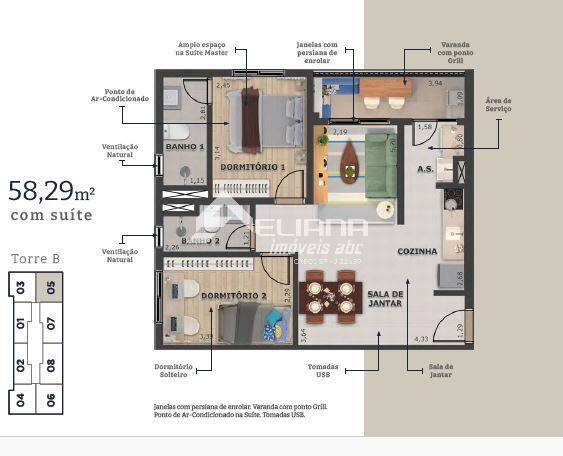 Apartamento, 2 quartos, 74 m² - Foto 5