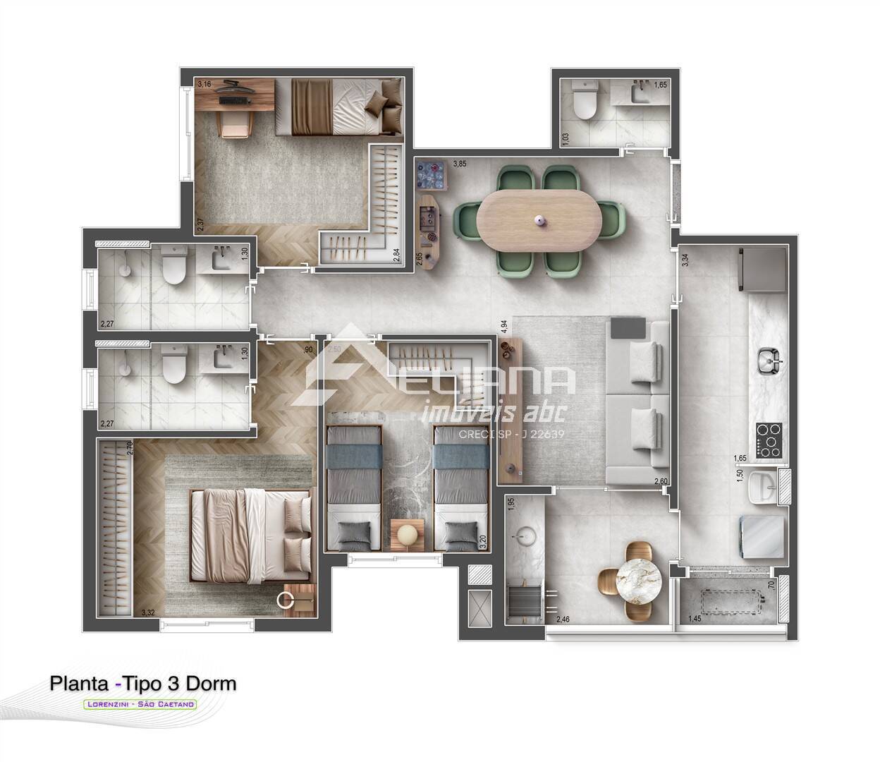 Apartamento, 3 quartos, 79 m² - Foto 5