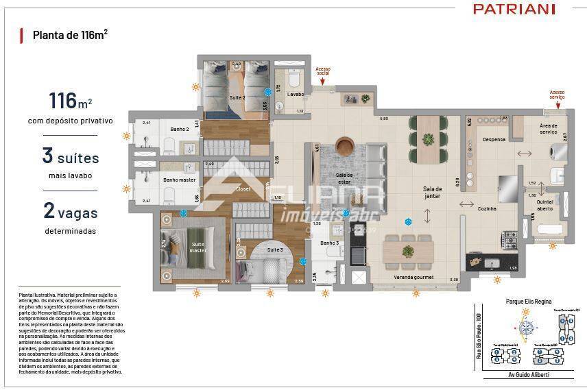 Apartamento, 3 quartos, 116 m² - Foto 17