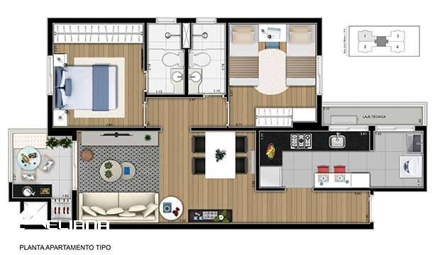 Apartamento, 2 quartos, 67 m² - Foto 50